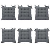 Kit 6 Pçs Futton 40x40cm Diversas Cores Futo nCadeira Banquetas Pallets Almofadas Sofas Decoração