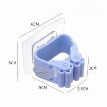 Kit 6 pçs Suporte Gancho Adesivo De Vassouras E Rodos Mop Utensílios Multiuso