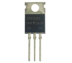 Kit 6 pçs - transistor irf640 - irf 640 - 200v 10,2a - npn