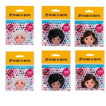 Kit 6 Pct De Elástico de Cabelo Soft 600 Unid - Marco Boni