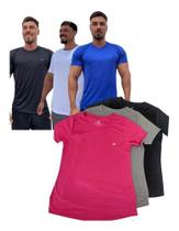 Kit 6 Peças (3 Feminina + 3 Camisetas Masculina) Dry Fit