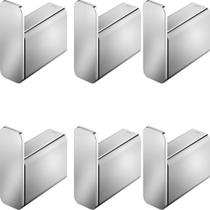 Kit 6 Peças Cabide Porta Toalha Docol Flat Cromado 00960906 Kit 6 Peças Cabide Porta Toalha Docol Flat Cromado 00960906