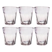 Kit 6 Peças Copo Shot Vidro Tequila Cachaça Bar 45ml Dose