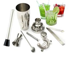 Kit 6 Peças Coqueteleira Caipirinha Barman Bartender Profissional