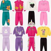 Kit 6 Peças De Moletom Infantil Feminino Inverno Menina Laço - Kitilica kids