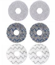 Kit 6 Peças de Mop Robô Aspirador Compatível S10 S20 X10 X20 X20 Max X20 e muito mais