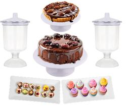 Kit 6 peças decoração festas e eventos linha Premium