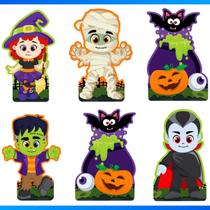 Kit 6 Peças Decorativas de Eva de Halloween Para Festas e Eventos