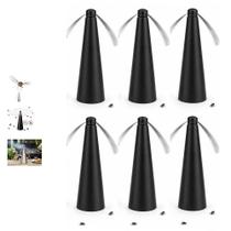 Kit 6 Peças Espanta Mosca Ventilador á Pilha Para Mesas Kit 6 Peças Espanta Mosca Ventilador á Pilha Para Mesas