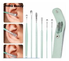 Kit 6 Peças Ferramentas Limpeza Ouvido