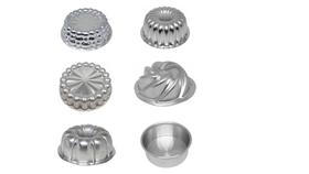 Kit 6 Peças Mini Forma Bolo Pudim Torta Suíça Decorada C12 Kit 6 Peças Mini Forma Bolo Pudim Torta Suíça Decorada C12