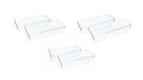 Kit 6 peças Organizadores Multiuso Modular Acrilico Médio Kit 6 peças Organizadores Multiuso Modular Acrilico Médio
