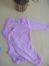 kit 6 peças pijama body+mijãozinho canelado infantil bebê