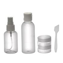 Kit 6 Peças Porta Shampoo Viagem Mini Frascos Western Kit 6 Peças Porta Shampoo Viagem Mini Frascos Western