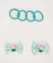Kit 6 Peças Presilhas E Elástico De Cabelo Infantil Ma-91835