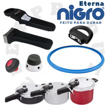 Kit 6 Peças Reparo Panela Pressão Eterna Nigro 3/4,5 e 6 Litros Cabo Kit 6 Peças Reparo Panela Pressão Eterna Nigro 3/4,5 e 6 Litros Cabo