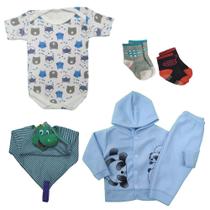 Kit 6 Peças Roupa Bebê Masculino Feminino Barato Maternidade - Koala Baby