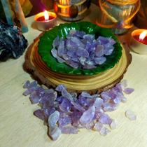 Kit 6 Pedras Ametista Bruta - Proteção Espiritualidade Stress Ansiedade - Cristal Natural