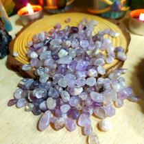 Kit 6 Pedras Ametistas Rolada Mini de Bolso - Proteção Espiritualidade Stress Ansiedade - Cristal Natural Kit 6 Pedras Ametistas Rolada Mini de Bolso - Proteção Espiritualidade Stress Ansiedade - Cristal Natural