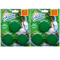 Kit 6 Pedras Pastilha Caixa Acoplada Triplo 45G Pinho Novo Frescor