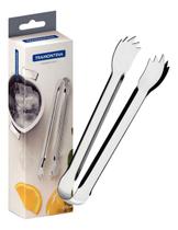Kit 6 Pegadores Multiuso Gelo Alimentos Tramontina Utility Aço Inox Com Pontas