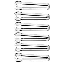 Kit 6 Pegadores para Carne Restaurante Buffet Inox Pinça Churrasco Tramontina Utility