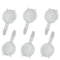 Kit 6 Peneiras Coador Plástico 3 Pecas P M G 1168 Ercaplast