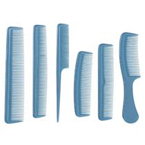 Kit 6 Pentes Com Glitter Para Cabelo Corte Penteado Separador C80 Kit 6 Pentes Com Glitter Para Cabelo Corte Penteado Separador C80