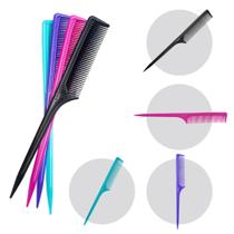 Kit 6 Pentes de Cabelo Para Mechas Cabo Fino Escova Dompel