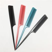 Kit 6 pentes de cabo fino para cabelo corte e tintura salão resistente