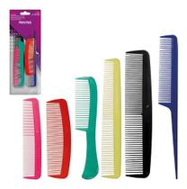 Kit 6 Pentes Diferentes e Coloridos de Uso Diário