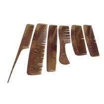 Kit 6 Pentes Para Cabelo Plástico Fino