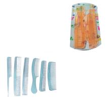 Kit 6 Pentes Pentear Desembaraçar Antifrizz Cabelos Infantil