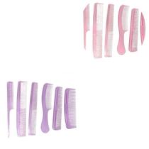 Kit 6 Pentes Pentear Desembaraçar Antifrizz Cabelos Infantil