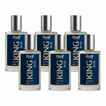 Kit 6 perfume king blue 30ml