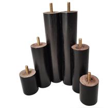 Kit 6 Pés Anti Refluxo Para Cama Pés De Madeira Cama Box