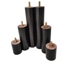 Kit 6 Pés Anti Refluxo Para Cama Pés De Madeira Cama Box