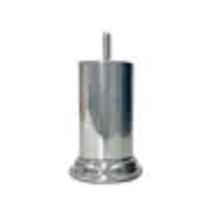 Kit 6 Pés Cromado Para Cama Box Com 8cm de Altura Resistente - Fenix Mendonça