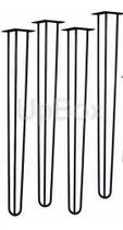 Kit 6 Pés De Aço 70cm Mesa Jantar Escritório Hairpin Legs Kit 6 Pés De Aço 70cm Mesa Jantar Escritório Hairpin Legs