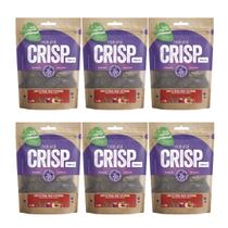 KIT 6 Petisco Natural Crisp Chips Figado Com Maça e Beterraba 20g