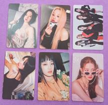 Kit 6 Photocards (G)-Idle Nxde gidle Tomboy Idol Kpop Colecionáveis Dupla Face Foto (8x5cm)