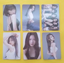 Kit 6 Photocards Le Sserafim Fearless Unfogiven Colecionáveis Foto Idol Kpop 8x5cm - Lomo