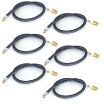 KIT 6 PIG TAL 1/8F X 7/16M 1 M + VALVULA RETENÇÃO 1/2 x 7/16