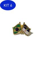 Kit 6 Pin Da Bandeira Do Brasil X Pernambuco