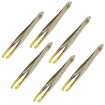 Kit 6 Pinca 2241.303 Ponta Reta Estreita 9cm - Edel Solingen