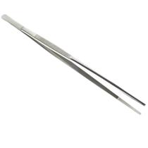 Kit 6 Pinças Culinárias 30cm Inox Lyor Com Serrilha Reta Pegador Alimentos Cozinha Profissional
