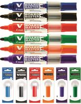 Kit 6 Pinceis 6 Refis Marcador De Quadro Branco Pilot