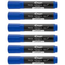 Kit 6 pincéis atômicos recarregáveis azul 1100-P Pilot Kit 6 pincéis atômicos recarregáveis azul 1100-P Pilot