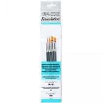 Kit 6 Pincéis Para Pintura Aquarela Winsor & Newton 5295016 Kit 6 Pincéis Para Pintura Aquarela Winsor & Newton 5295016