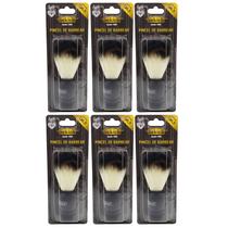 Kit 6 Pincel De Barbear Gold 739K - Sekich